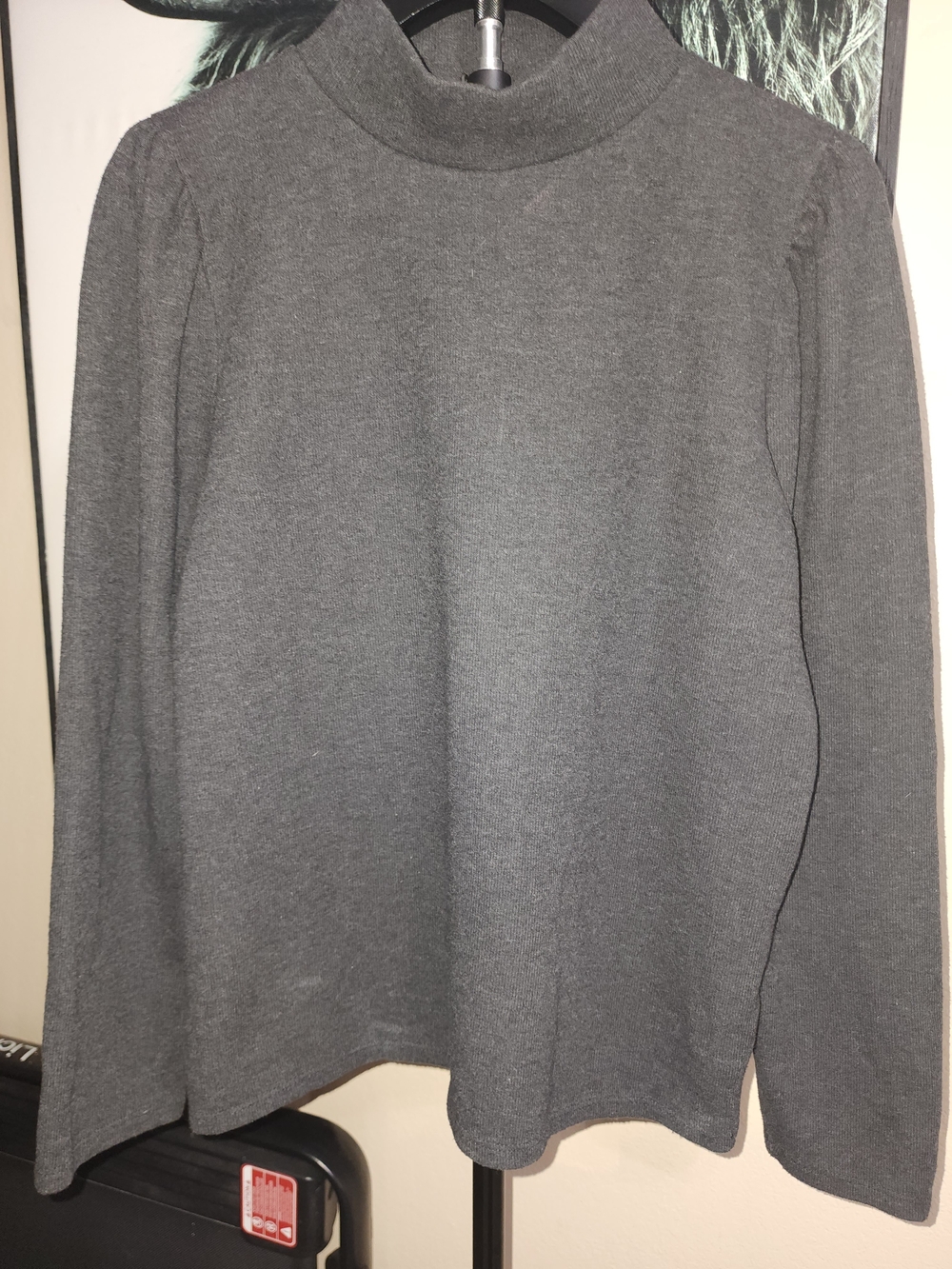 Madewell Gray Turtleneck Sweater